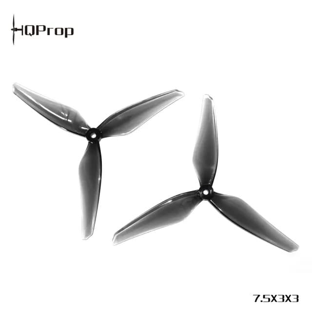 HQProp 7.5X3X3 (2 positive, 2 negative) three-blade FPV with propellers
