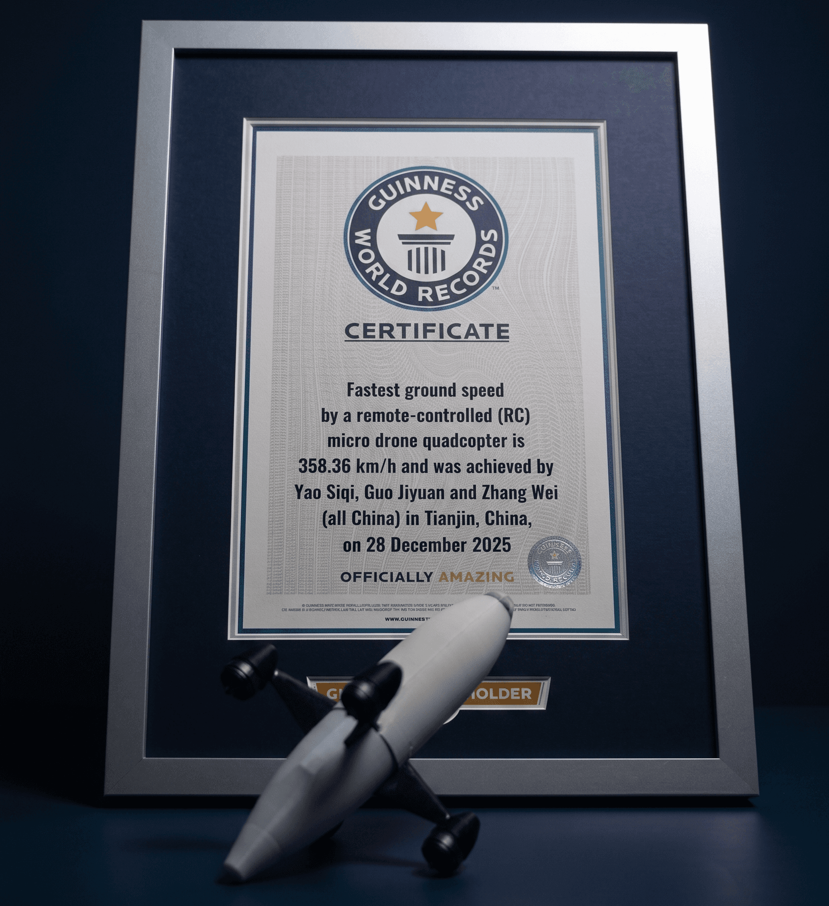 Yao's record certificate